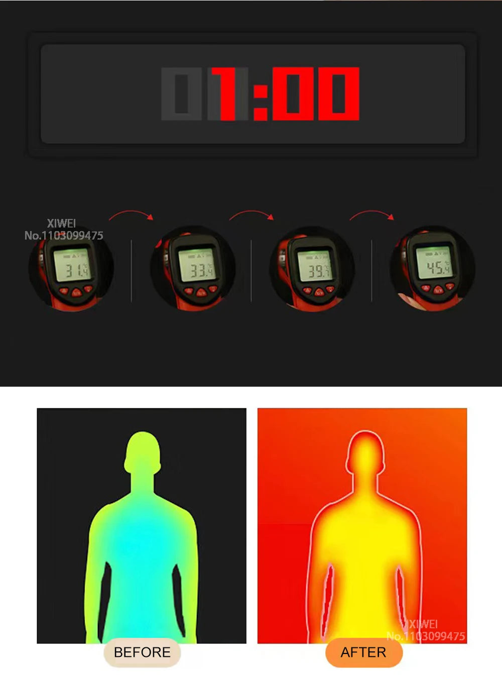 veste chauffante north exclusive